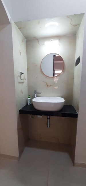 Bathroom in 2 BHK Apartment at Shilp Tower, Lower Parel – for Rent