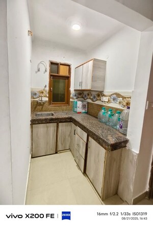 Kitchen in 1 BHK Builder Floor at Saket – for Rent