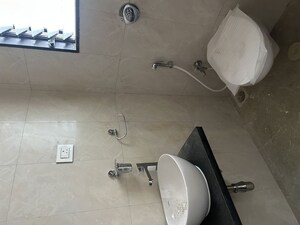 Bathroom in 3 BHK Apartment at Ankur Building, Malad West – for Rent