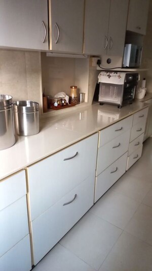 Kitchen in 3 BHK Apartment at Lokhandwala Whispering Palms, Kandivali East – for Rent