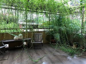 Balcony in 4 BHK Apartment at The Jackers Apartment, Bandra West – for Rent