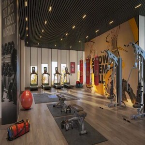 Gym in 4 BHK Apartment at Godrej Elaris, Magarpatta City – for Sale