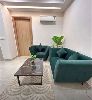Living Room in 3 BHK Apartment at Rishita Manhattan, Gomti Nagar – for Rent