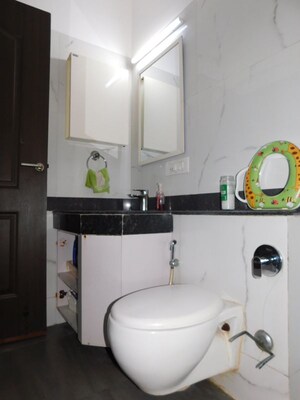 Bathroom in 1 BHK Apartment at Interface Building, Malad West – for Sale