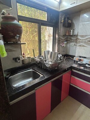 Kitchen in 1 BHK Apartment at Daya Sarita, Gokuldham Colony – for Rent