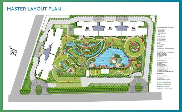 Master Plan, godrej-tropical-isle 4 Bedroom 3250 Sq.Ft. Apartment In Sector 146 Noida 10155805