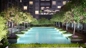 Swimming Pool in 4 BHK Apartment at Adani Ten BKC, Bandra East – for Rent
