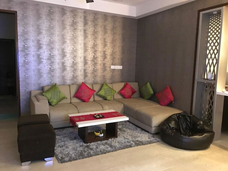 Living Room, gera-song-of-joy 2 Bedroom 1150 Sq.Ft. Apartment In Kharadi Pune 10275774