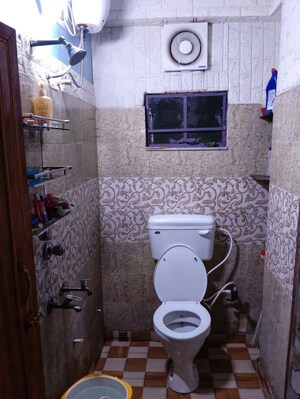 Attached Bathroom in 3 BHK Apartment at Bumba Damani Enclave, Ganganagar – for Sale