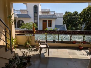 Balcony in 2.5 BHK Independent House at Viram Khand – for Rent
