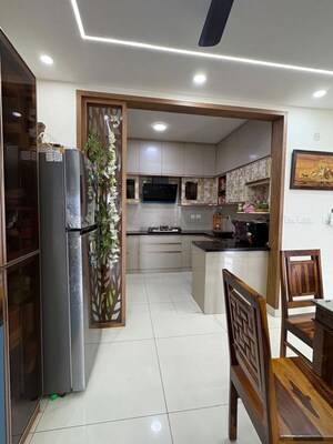 Kitchen in 3 BHK Apartment at Shriram Blue, Kr Puram – for Rent