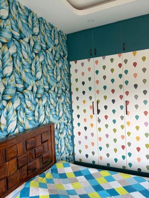 Bedroom in 3 BHK Apartment at Shriram Blue, Kr Puram – for Rent