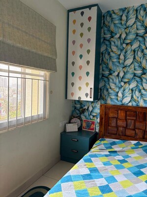 Bedroom in 3 BHK Apartment at Shriram Blue, Kr Puram – for Rent