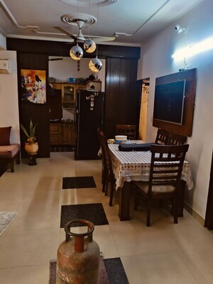 Living Room in 4 BHK Apartment at Dhakoli – for Sale