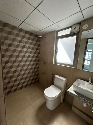 Bathroom in 2 BHK Apartment at Sudarshan Sky Garden, Ghodbunder Road – for Sale