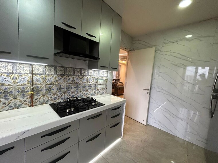 Kitchen, metropolis-rivera 2 Bedroom 630 Sq.Ft. Apartment In Kasarvadavali Thane 10275934