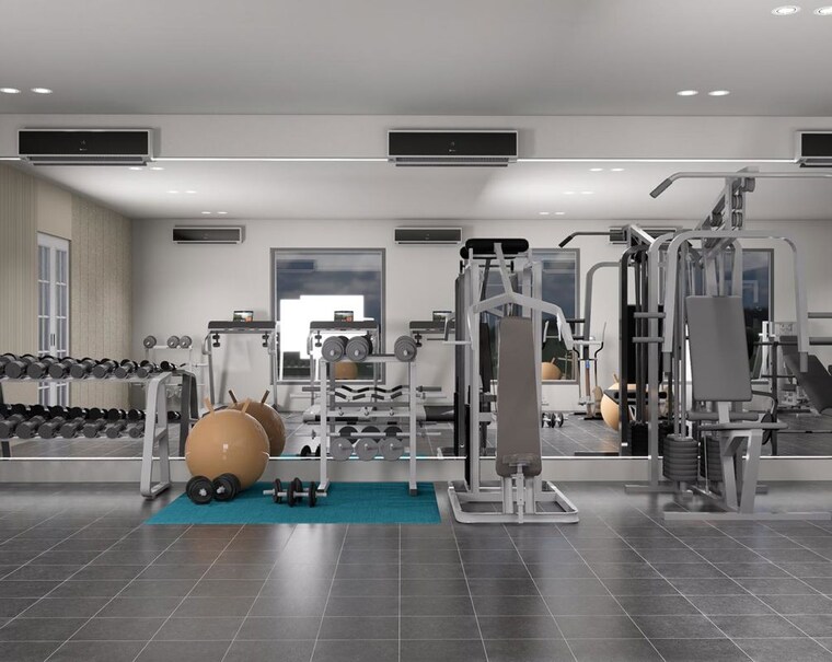 Gym, jainx-cyber-city Studio 525 Sq.Ft. Apartment In Knowledge Park V Greater Noida Greater Noida 10275918