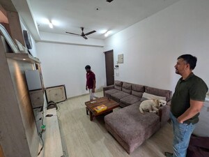 Living Room in 3 BHK Apartment at Panchsheel Pratistha, Sector 75 – for Rent