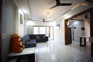 Living Room in 3 BHK Apartment at Nana Chiloda – for Sale