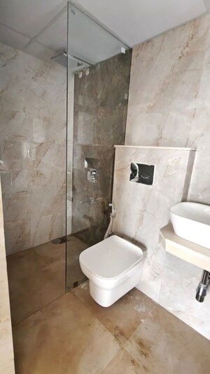 Bathroom in 1 BHK Apartment at IM Applaud 38, Goregaon East – for Rent