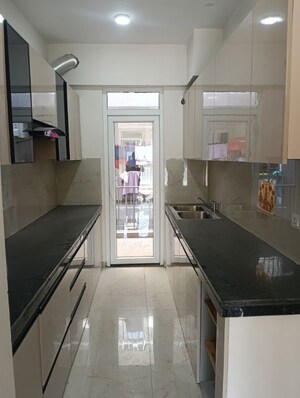 Kitchen in 3.5 BHK Builder Floor at Smart World Gems, Sector 89 – for Rent