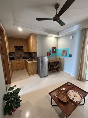 Living Room in 1 BHK Builder Floor at Sector 42 – for Rent