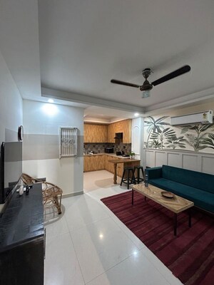 Kitchen in 1 BHK Builder Floor at Sector 42 – for Rent