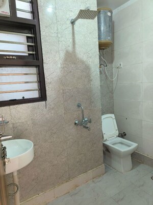 Bathroom in 1 BHK Builder Floor at Saket – for Rent