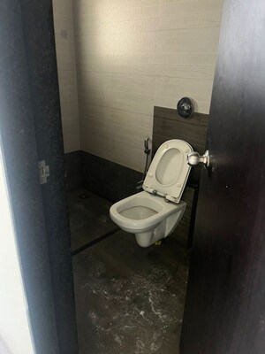 Bathroom in 3 BHK Apartment at RR Lunkad 66 Avenue, Pimple Nilakh – for Rent