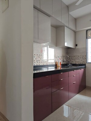 Kitchen in 1 BHK Apartment at Purushottam Plaza, Kasarvadavali – for Sale