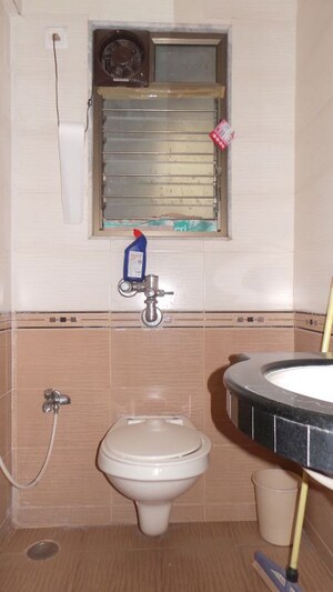 Bathroom in 2 BHK Apartment at Chrysalis Apartment, Juhu – for Rent