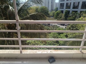 Balcony in 1 BHK Apartment at Ani Anu Sri Balaji Enclave, Malad West – for Rent