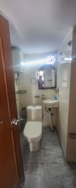 Bathroom in 2 BHK Builder Floor at South Extension I – for Rent