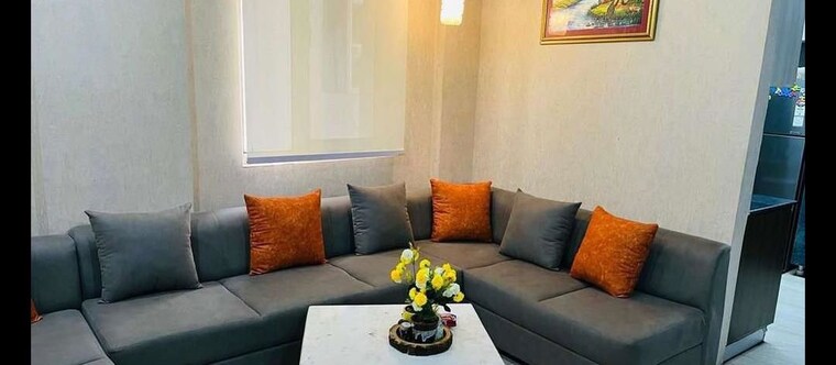 Living Room, trishla-city 2 Bedroom 1400 Sq.Ft. Apartment In Patiala Road Zirakpur 10276530