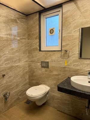 Bathroom in 3 BHK Apartment at Kundan Espacio, Balewadi – for Rent