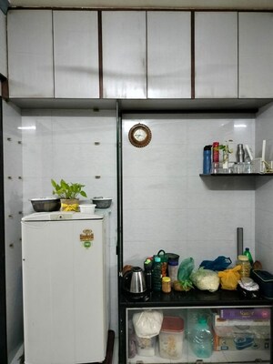 Kitchen in 3 BHK Apartment at Usha Villa, Santacruz West – for Sale