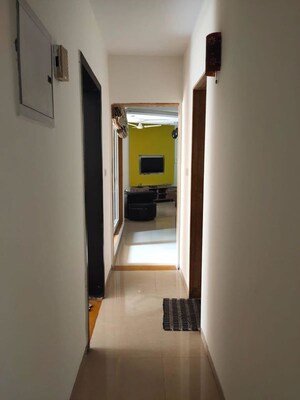 Building Lobby in 3 BHK Apartment at Pride Purple Sapphire Park, Wakad – for Rent