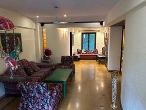 Living Room in 4 BHK Apartment at Payal CHS Varsova, Versova – for Rent