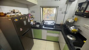 Kitchen in 1.5 BHK Apartment at Ankur Building, Malad West – for Rent