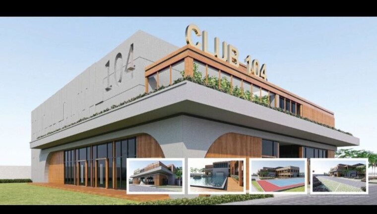 Exterior View, m2k-olive-greens 3.5 Bedroom 1578 Sq.Ft. Builder Floor In Sector 104 Gurgaon 10276777
