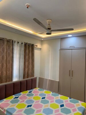 Bedroom in 1 BHK Apartment at Lodha Amara Tower 44, Kolshet Road – for Rent