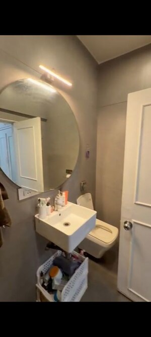 Bathroom in 2 BHK Apartment at Oakland Park, Andheri West – for Rent