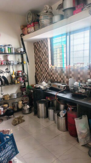 Kitchen in 1 RK Apartment at Warje – for Rent