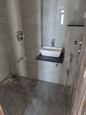 Bathroom in 1 BHK Apartment at Crescent Silverwoods, Powai – for Rent