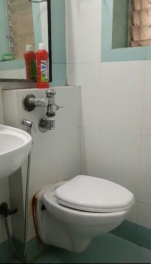 Bathroom in 1 BHK Apartment at Oakland Park, Andheri West – for Rent