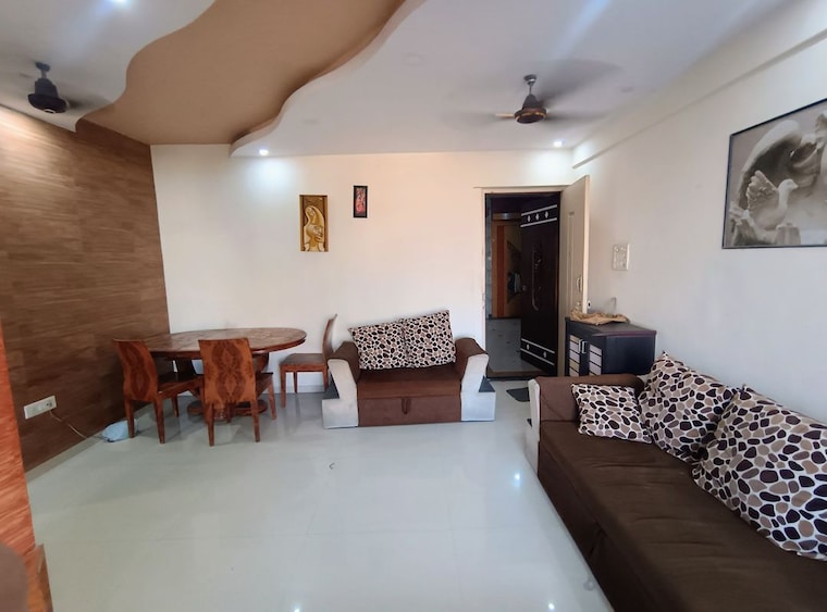 Living Room, vardhman-gardens 2 Bedroom 650 Sq.Ft. Apartment In Balkum Pada Thane 10276875