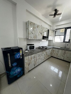 Kitchen in 2 BHK Builder Floor at Sector 52 – for Rent