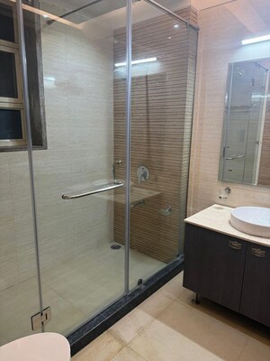 Bathroom in 4 BHK Builder Floor at Defence Colony – for Rent