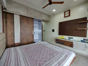 Bedroom in 3 BHK Apartment at Millennium Avanish Phase I, Sector 10a Airoli – for Rent