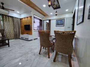 Living Room in 3 BHK Apartment at Millennium Avanish Phase I, Sector 10a Airoli – for Rent